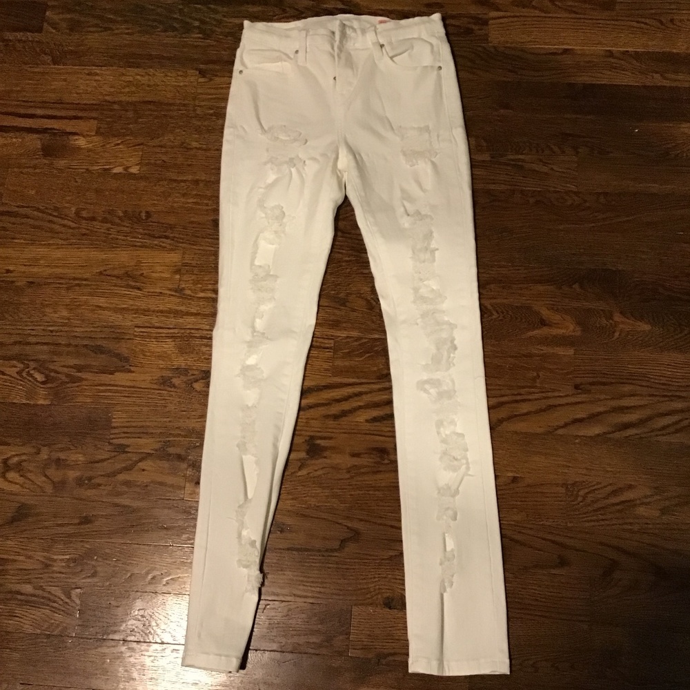 White jeans